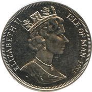 1 Crown - Elizabeth II Douglas DC - 3 (C - 47) Dakota obverse image
