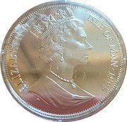 1 Crown - Elizabeth II Curtiss P - 40 Tomahawk obverse image