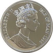 1 Crown - Elizabeth II Curtiss P - 40 Tomahawk obverse image