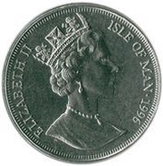 1 Crown - Elizabeth II Electric light bulb obverse image