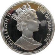 1 Crown - Elizabeth II Thomas Edison; Silver Proof Issue obverse image