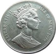 1 Crown - Elizabeth II Michael Faraday; mint error obverse image