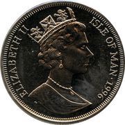 1 Crown - Elizabeth II Cycling obverse image