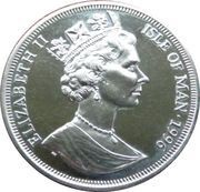1 Crown - Elizabeth II Rose obverse image