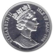 1 Crown - Elizabeth II Rose; Silver Proof obverse image