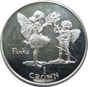 1 Crown - Elizabeth II Pinks, United Kingdom, 1996 reverse image