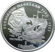 1 Crown - Elizabeth II Ferdinand Magellan, United Kingdom, 1996 reverse image