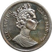 1 Crown - Elizabeth II European Football Championship Czech Republic Italy obverse image
