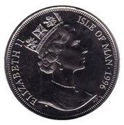 1 Crown - Elizabeth II European Football Championship Germany Russia obverse image