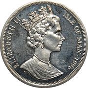 1 Crown - Elizabeth II European Football Championship Turkey Croatia obverse image