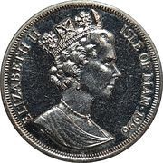 1 Crown - Elizabeth II European Football Championship England Scotland obverse image