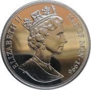1 Crown - Elizabeth II European Football Championship Holland Switzerland obverse image