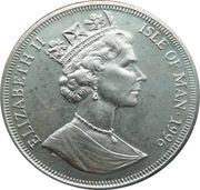 1 Crown - Elizabeth II King Arthur with Orb and Sword obverse image