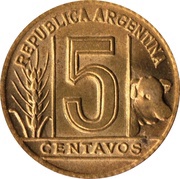 5 Centavos obverse image