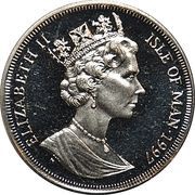1 Crown - Elizabeth II Candytuft obverse image