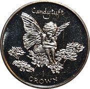 1 Crown - Elizabeth II Candytuft, United Kingdom, 1997 reverse image