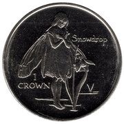 1 Crown - Elizabeth II Snowdrop, United Kingdom, 1997 reverse image