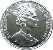 1 Crown - Elizabeth II Leiv Eriksson obverse image