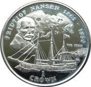 1 Crown - Elizabeth II Fridtjof Nansen, United Kingdom, 1997 reverse image