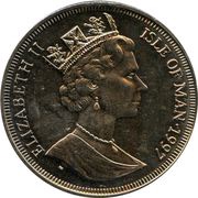 1 Crown - Elizabeth II Golden Wedding obverse image