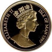1 Crown - Elizabeth II Golden Wedding; Silver Proof obverse image