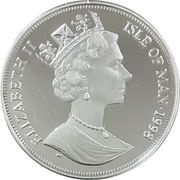 1 Crown - Elizabeth II World Cup France 1998 obverse image