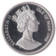 1 Crown - Elizabeth II Lavender; Silver Proof obverse image