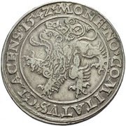 1 Thaler - Johann of Pernstein, Bohemia, 1540-1548 reverse image