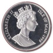 1 Crown - Elizabeth II Daffodil; Silver Proof obverse image