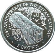 1 Crown - Elizabeth II Mount Pilatus Railway, United Kingdom, 1998 reverse image