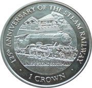 1 Crown - Elizabeth II LNER Flying Scotsman, United Kingdom, 1998 reverse image