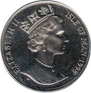 1 Crown - Elizabeth II Year of the Ocean - Penguins and Seals obverse image