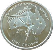 1 Crown - Elizabeth II Diver, United Kingdom, 1999 reverse image