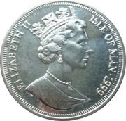 1 Crown - Elizabeth II Athletes- Olympic Torch obverse image