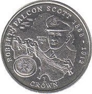 1 Crown - Elizabeth II Robert Falcon Scott, United Kingdom, 1999 reverse image
