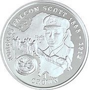 1 Crown - Elizabeth II Robert Falcon Scott, United Kingdom, 1999 reverse image
