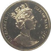 1 Crown - Elizabeth II Queen Mother - Wedding obverse image