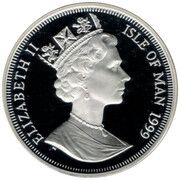 1 Crown - Elizabeth II Sophie Rhys-Jones; Silver Proof obverse image