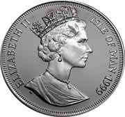 1 Crown - Elizabeth II Battle of Waterloo obverse image