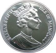 1 Crown - Elizabeth II 1st Man on the Moon 1969 obverse image