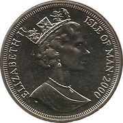 1 Crown - Elizabeth II Queen Mother obverse image