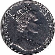 1 Crown - Elizabeth II Queen Mother obverse image