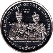 1 Crown - Elizabeth II Queen Mother, United Kingdom, 2000 reverse image