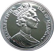 1 Crown - Elizabeth II The Queen Mother with carriage obverse image
