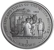 1 Crown - Elizabeth II Royal Visit 1963, United Kingdom, 2000 reverse image