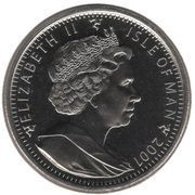 1 Crown - Elizabeth II Queen Mother - Silver Wedding Anniversary obverse image