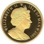 1 Crown - Elizabeth II Queen Mother - Silver Wedding Anniversary; gold clad silver obverse image
