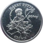 1 Crown - Elizabeth II Casting a Spell, United Kingdom, 2001 reverse image