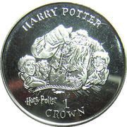 1 Crown - Elizabeth II Norbert hatches, United Kingdom, 2001 reverse image