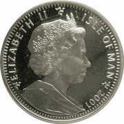 1 Crown - Elizabeth II Norbert hatches; Silver Proof obverse image